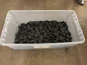 38 Lb Charcoal Briquettes in Tote