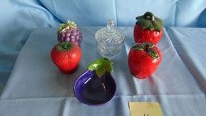 Assorted Vintage Covered Jars