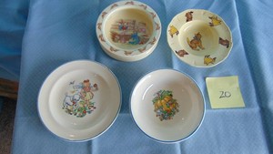 Various Childrens Dishes, Some asis