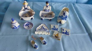 Assorted Delft and Blue Pieces