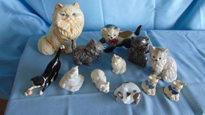 Selection of Cat Figures