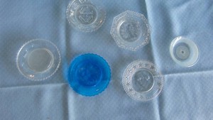 Glass Butter Pads or Mini Plates