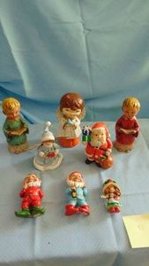 Assorted Vintage Christmas Figures