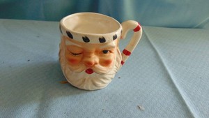 2 Faced Vintage SantaMrs. Claus Mug