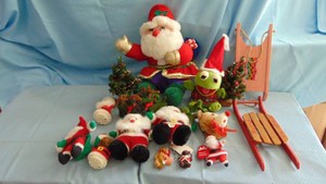 Lot of Christmas Plush