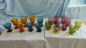 Selection of Various Colored Glasses