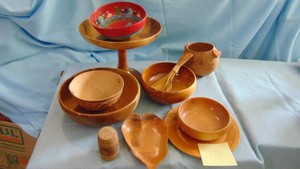 Various Wooden Serving Pieces