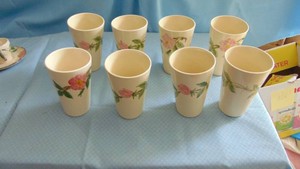 Franciscan Desert Rose Set of 8 Tumbers