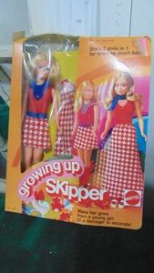 1974 Mattel Gowing up Skipper in Box #7259