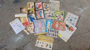 Lot of Assorted Vintage and Newer Paper Dolls