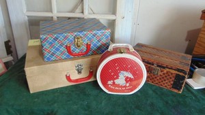 4-Assorted Doll Cases