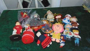Assorted Fabric Dolls