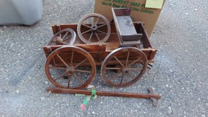 Wood Wagon in Pieces