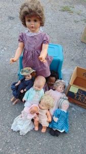 Assorted Vintage Dolls