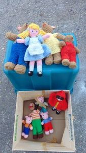 Knitted Animals, Three Bears, 3 Little Pigs and Little Riding Hood
