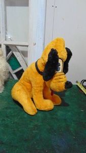 Vintage Stuffed Pluto, Gung mfg. Co
