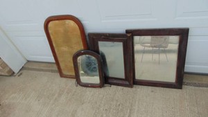3-Vintage Frames and Mirrors