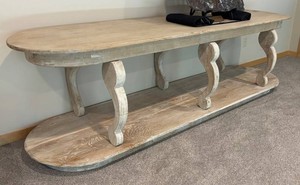 LL - Vintage Italian Six-Legged Console Table