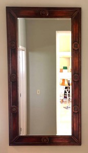 H - Large Vintage Style Wall Mirror