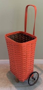 MB - Vintage Rolling Shopping Cart