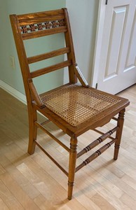 MB - Vintage Caned Seat Chair