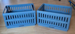 LR - Two Collapsible Storage Bins - CleverMade
