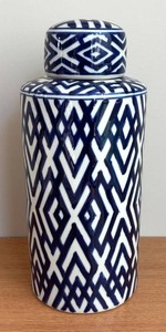 LR - Blue & White Ginger Jar