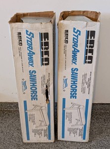 G - Aluminum Sawhorses - Erecta Folding Pair