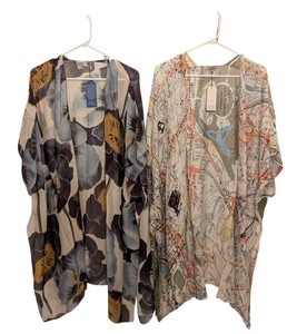 HC - New Wraps - One Hundred Stars Floral & Map Print Pair
