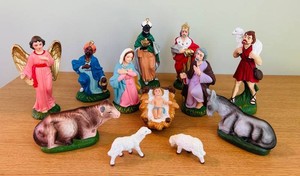 DR - 12 pc Nativity Set with Original Price Labels
