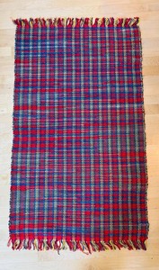 MB - Handwoven Rag Rug 29 X 48 in