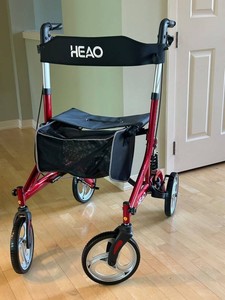 MB - Foldable Rollator Walker HEAO Walker With Seat and Basket