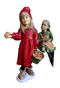 LR - Vintage Figurines - Candy Designs Norway (Lot of 2)