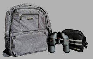 LR - 10x50mm Binoculars - Tasco InFocus & Curmio Backpack