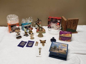 Crystal Look Trinket Box, Notes Holder, and Apple Dish and More