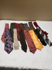 Assorted Patterned Neckties Lot