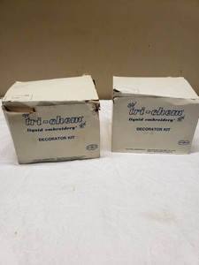 Tri-Chem Liquid Embroidery Decorator Kits - Condition Unknown