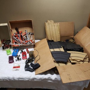 Slot Car Track Set with Cars and Accessories