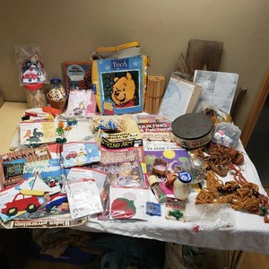 Craft Supplies and Kits including Pooh Latch Hook Kit, Plastic Canvas Kits, String Art, and Craft Books