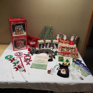 Holiday Decorations and Accessories including Towne Series Lighted Houses, Old World Christmas Ornaments, and More