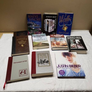Collection of Books Including The Scarlet Letter, Ben-Hur, and Sherlock Holmes