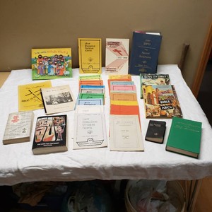 Collection of Religious Books and Yearbooks from First Evangelical Lutheran Church and Others