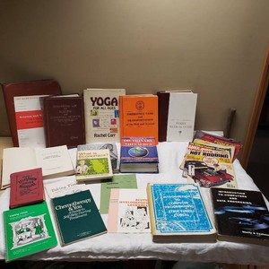 Collection of Books on Various Topics Including Health, Technology, and Hobbies