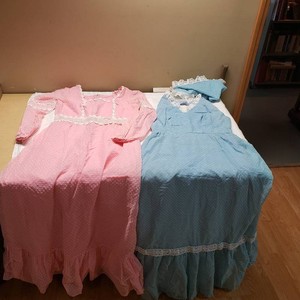 JCPenney Fashions Pink and Blue Dresses with Lace Detail, Pink Size 16