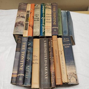 Vintage Book Collection Including Titles by Betty Smith, Thomas B. Costain, and Jackson Burgess
