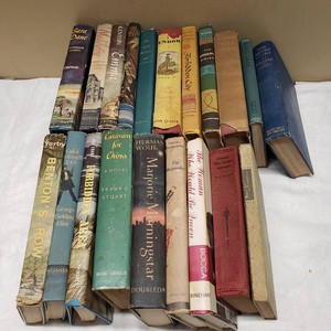 Lot of Vintage Hardcover Books Including Marjorie Morningstar, Caravan for China, The Mapmaker, and More