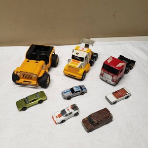Hot Wheels and Tonka Diecast and Buddy L Trucks