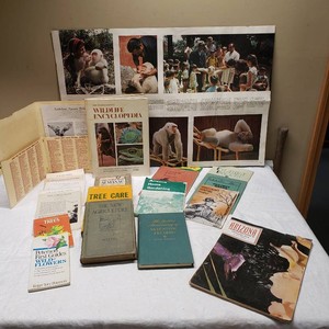 Collection of Vintage Books and Magazines on Nature and Gardening