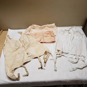 Vintage Womens Lingerie Set including Corselettes, Girdles, and Slip