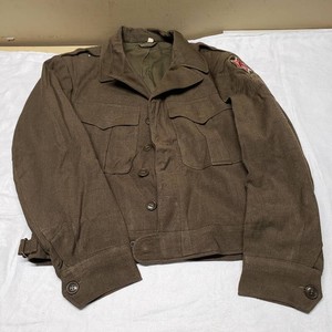 US Army Ike Jacket with 3rd Army Shoulder Patch WWII Era